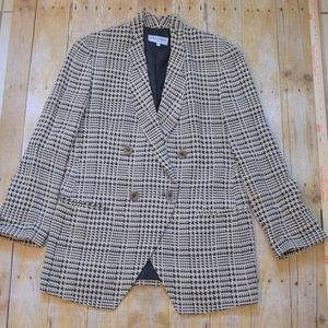Giorgio Armani Le Collezioni Houndstooth Blazer